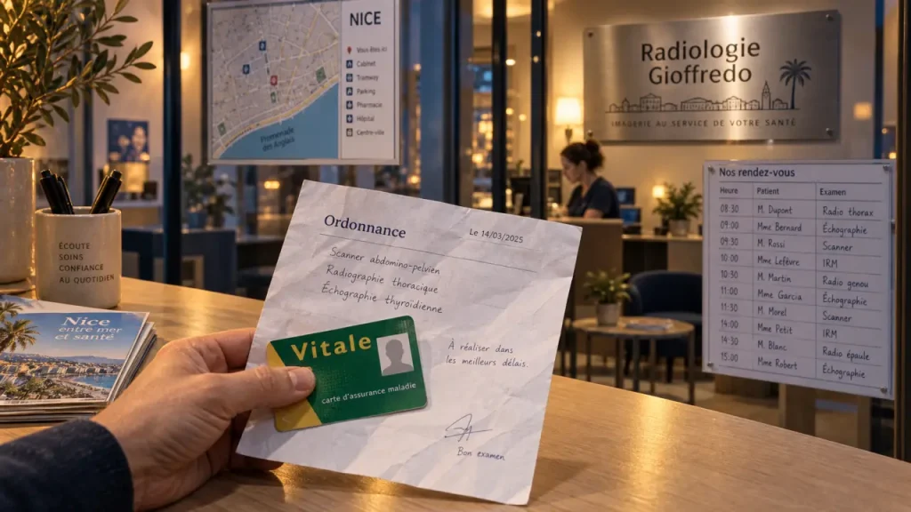 Radiologie rue Gioffredo à Nice : vérifiez l’examen avant de prendre rendez-vous