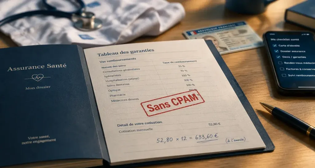 Assurance privée santé : une couverture sans CPAM, mais pas sans limites