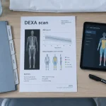 DEXA scan mesure la composition corporelle, pas seulement le poids